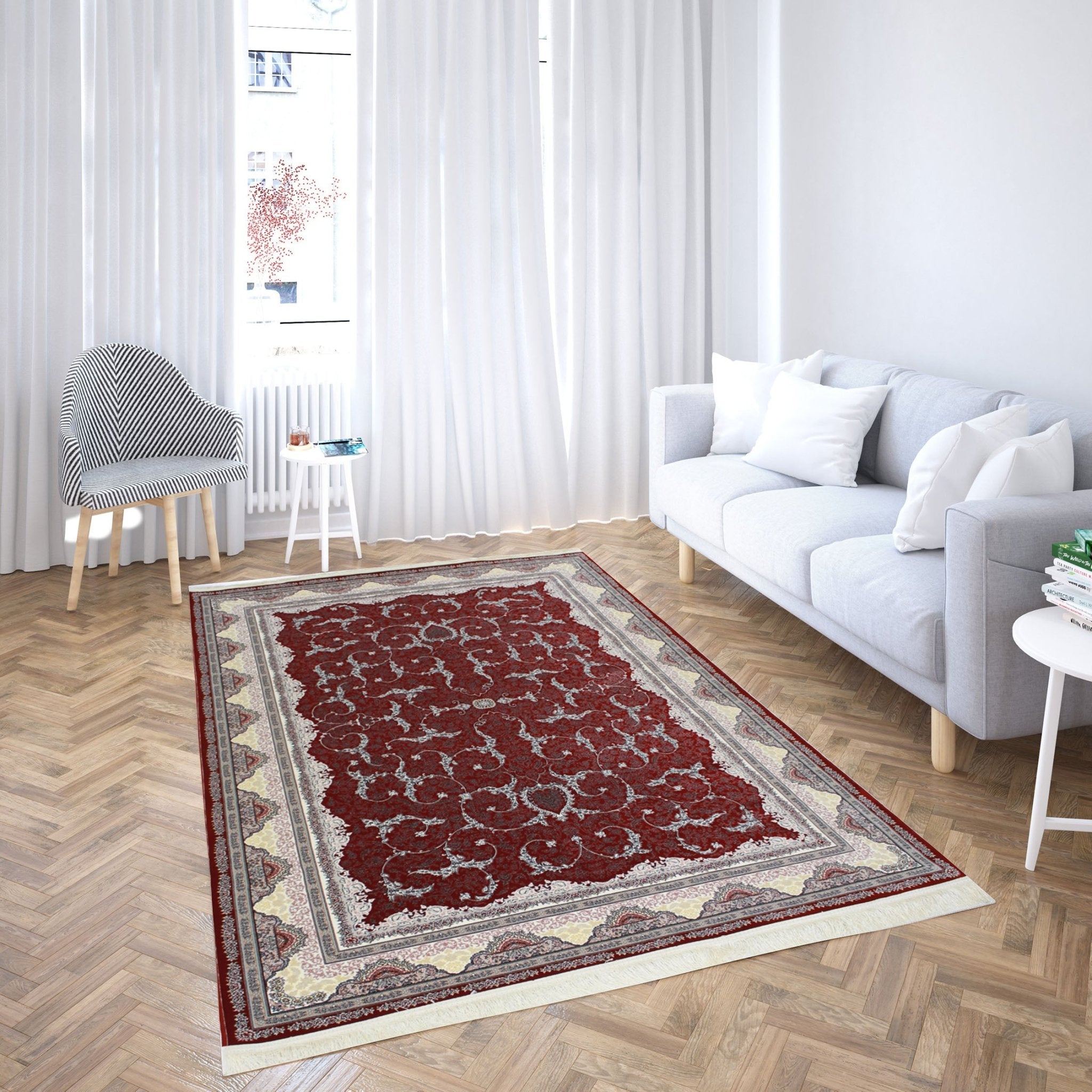 Lotus 3177 Persian Traditional Rug Red - Quality Rugs and Furniture