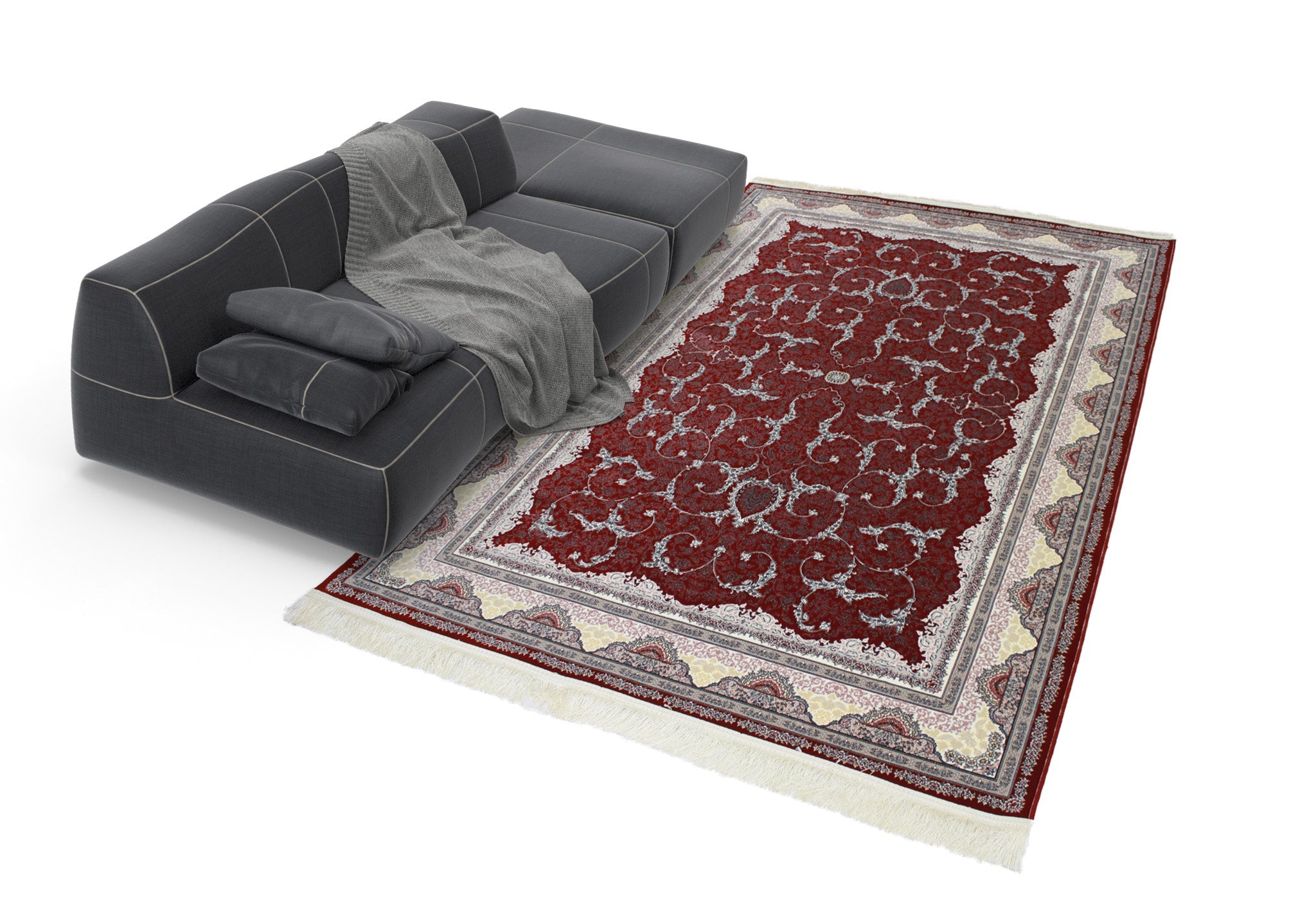 Lotus 3177 Persian Traditional Rug Red - Quality Rugs and Furniture