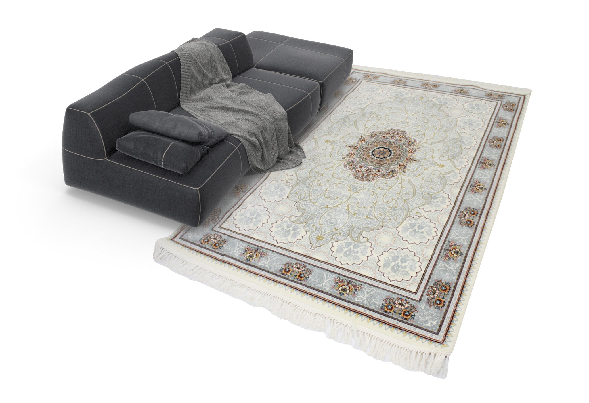 Mash 722364 Cream Persian Traditional Rug - Quality Rugs and Furniture