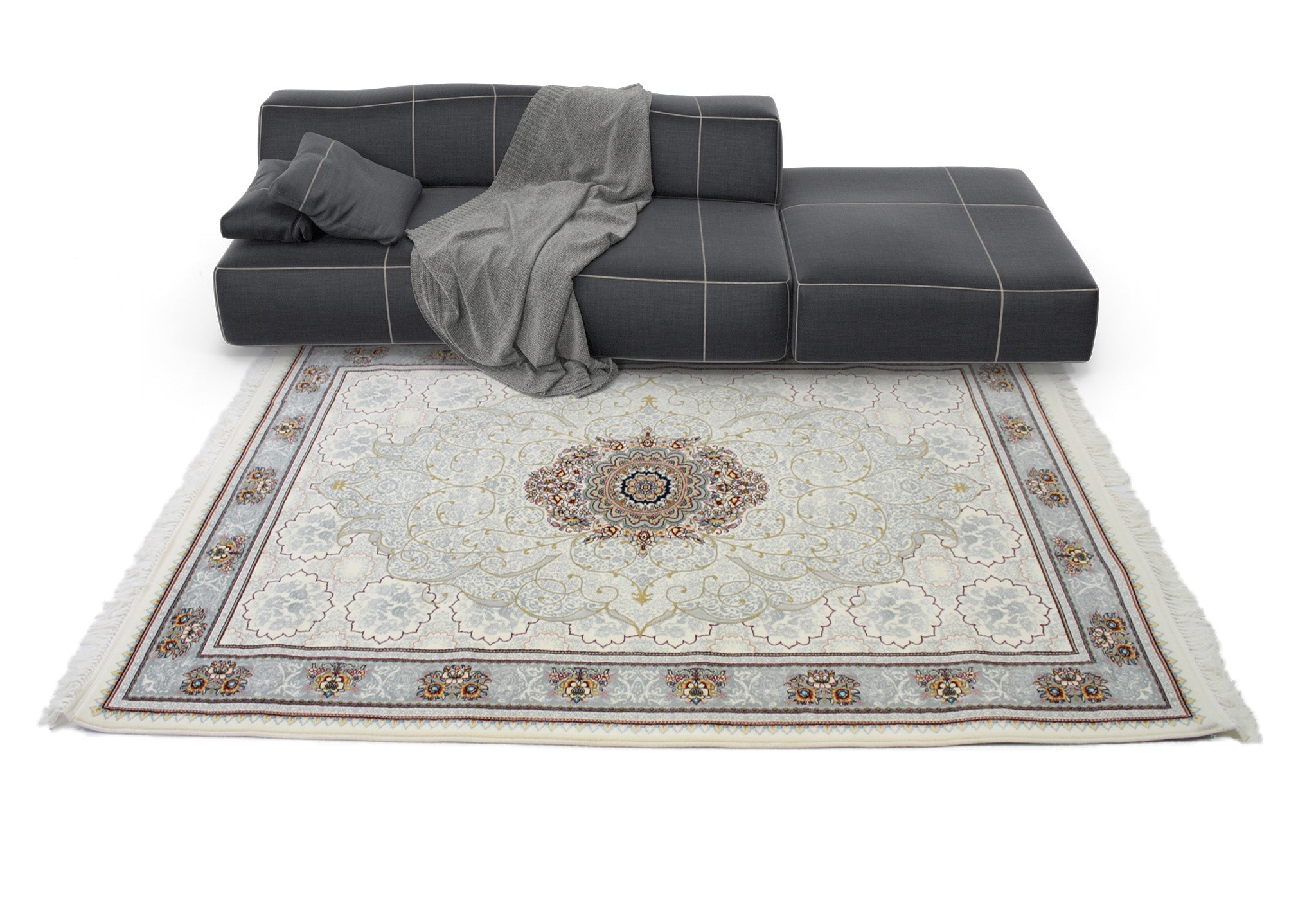 Mash 722364 Cream Persian Traditional Rug - Quality Rugs and Furniture