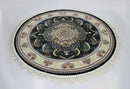 Mash 722364 Dark Blue Persian Traditional Round Rug - Quality Rugs and Furniture