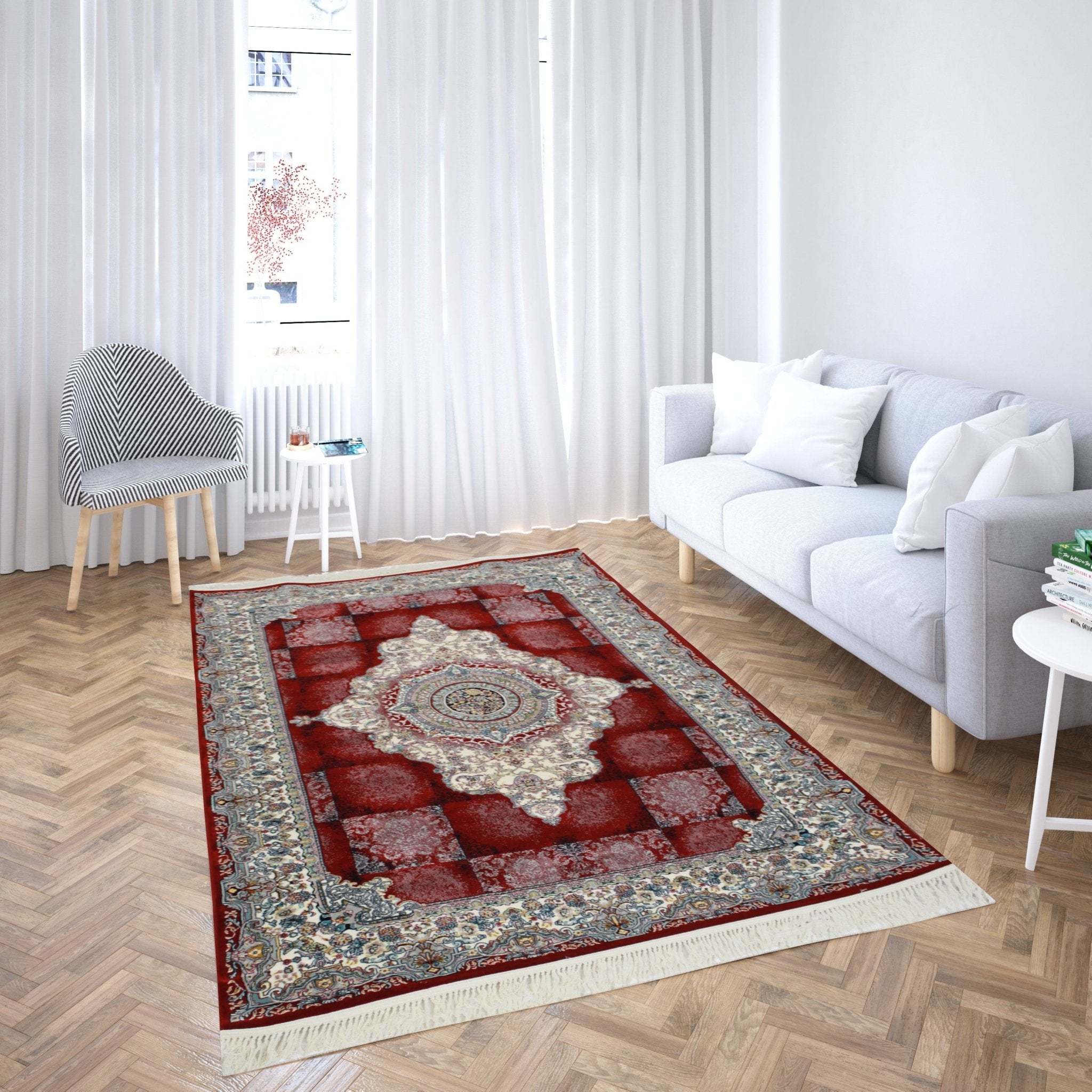 Mash 722582 Red Persian Traditional Rug - Quality Rugs and Furniture
