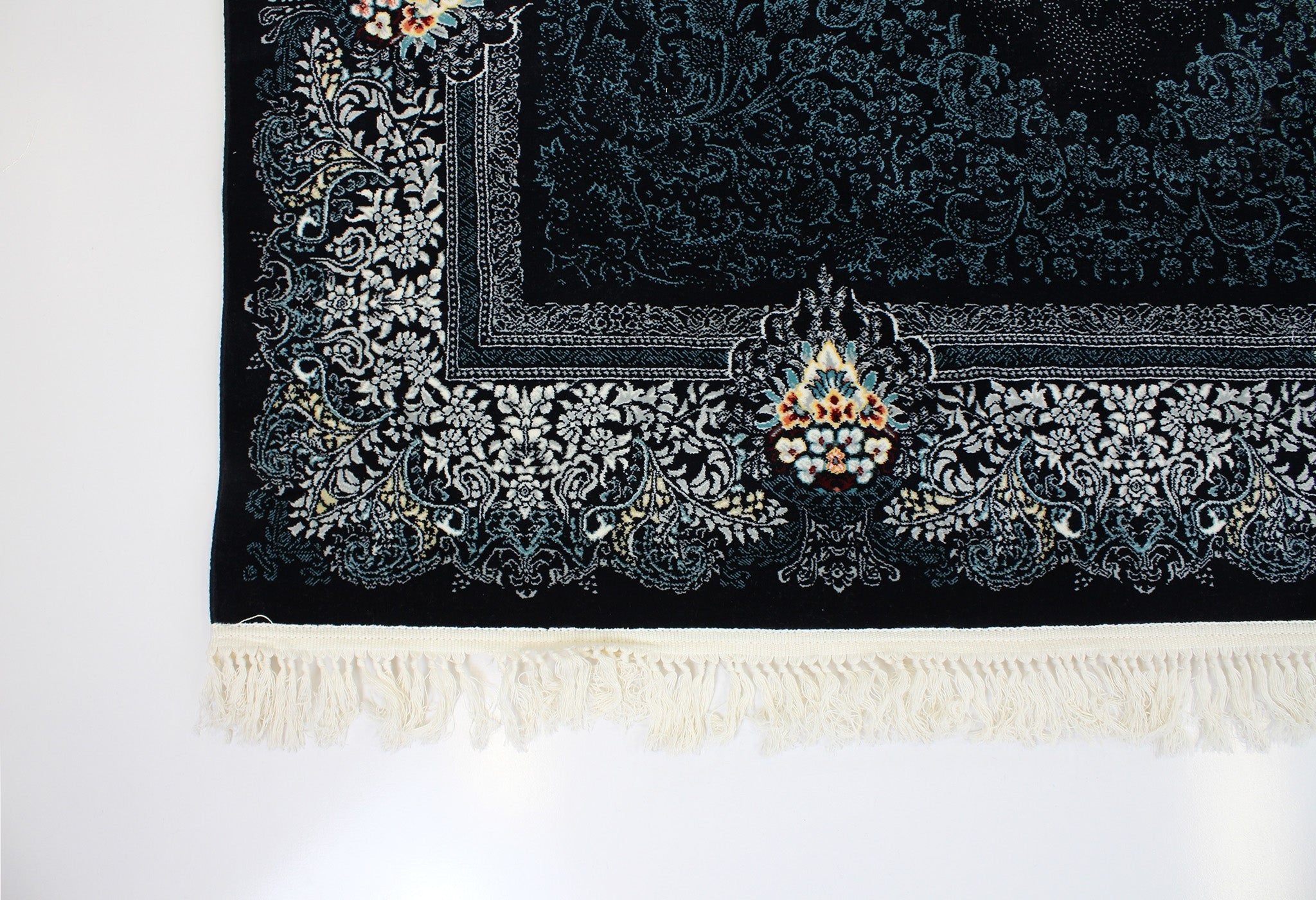 Mash 722598 Dark Blue Persian Traditional Rug - Quality Rugs and Furniture