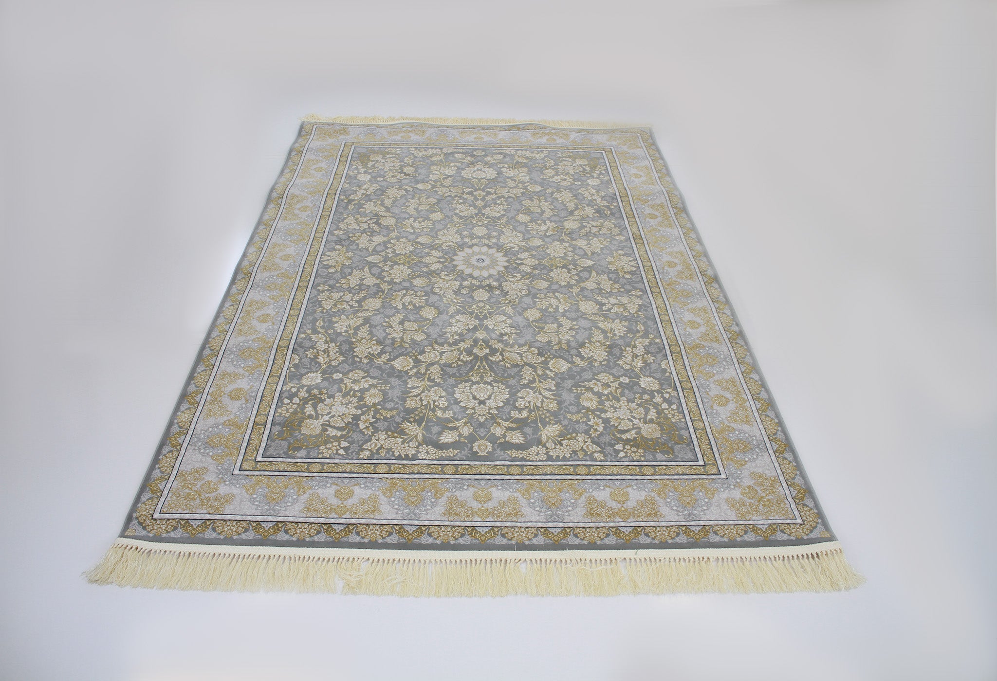 Mash 802102 Grey Persian Traditional Rug - Quality Rugs and Furniture