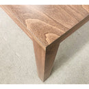 Merlot Dining Table Solid Oak Legs Tempered Glass Top - Quality Rugs and Furniture