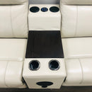 Phoenix Leather Lounge Beige - Quality Rugs and Furniture