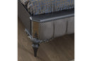 Pirlanta Art Deco King Bed Modern Mid Century