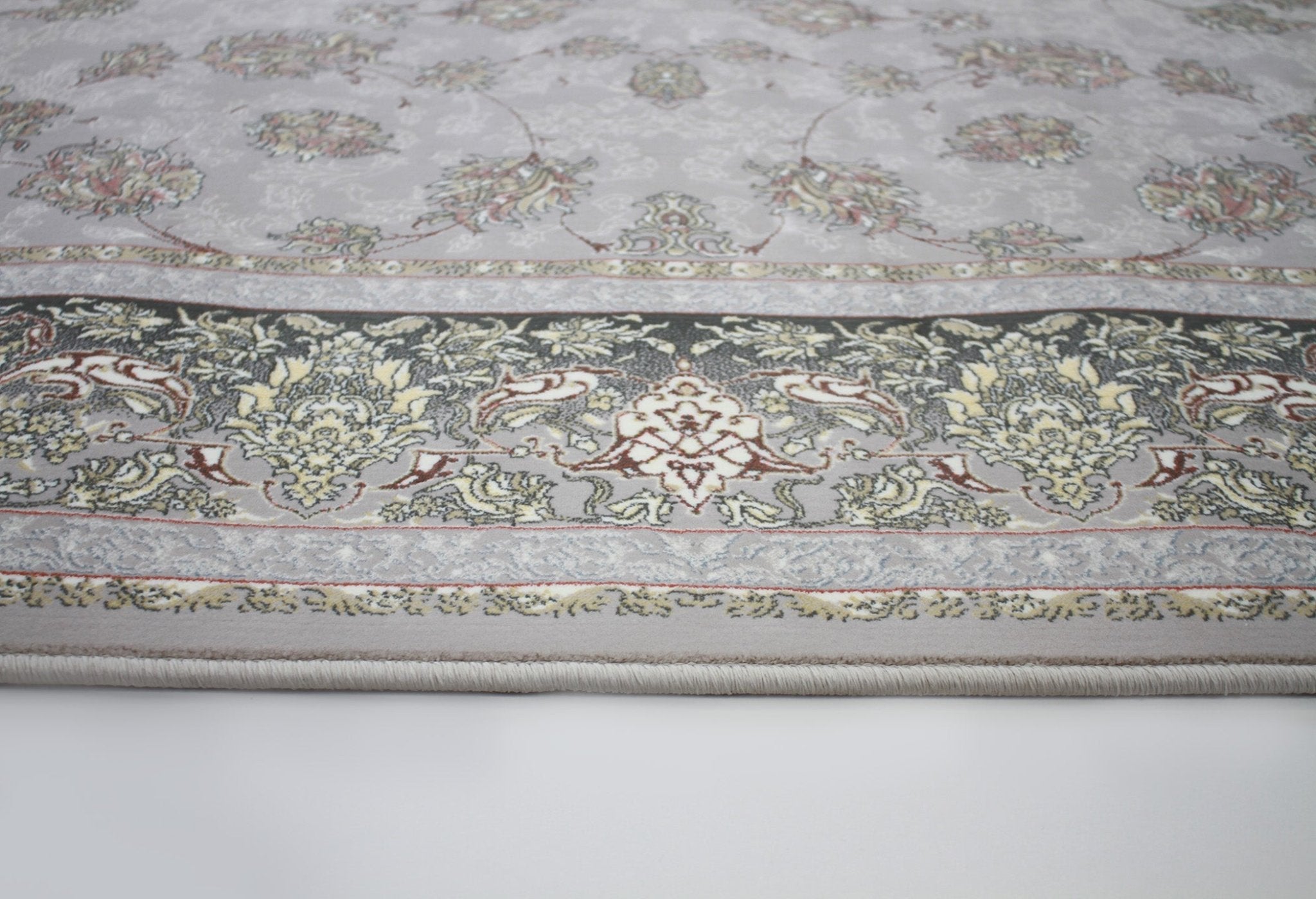 Romina 3182 Silver Traditional Rug - Quality Rugs and Furniture