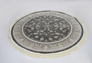 Romina 3182 Smoke Traditional Round Rug - Quality Rugs and Furniture