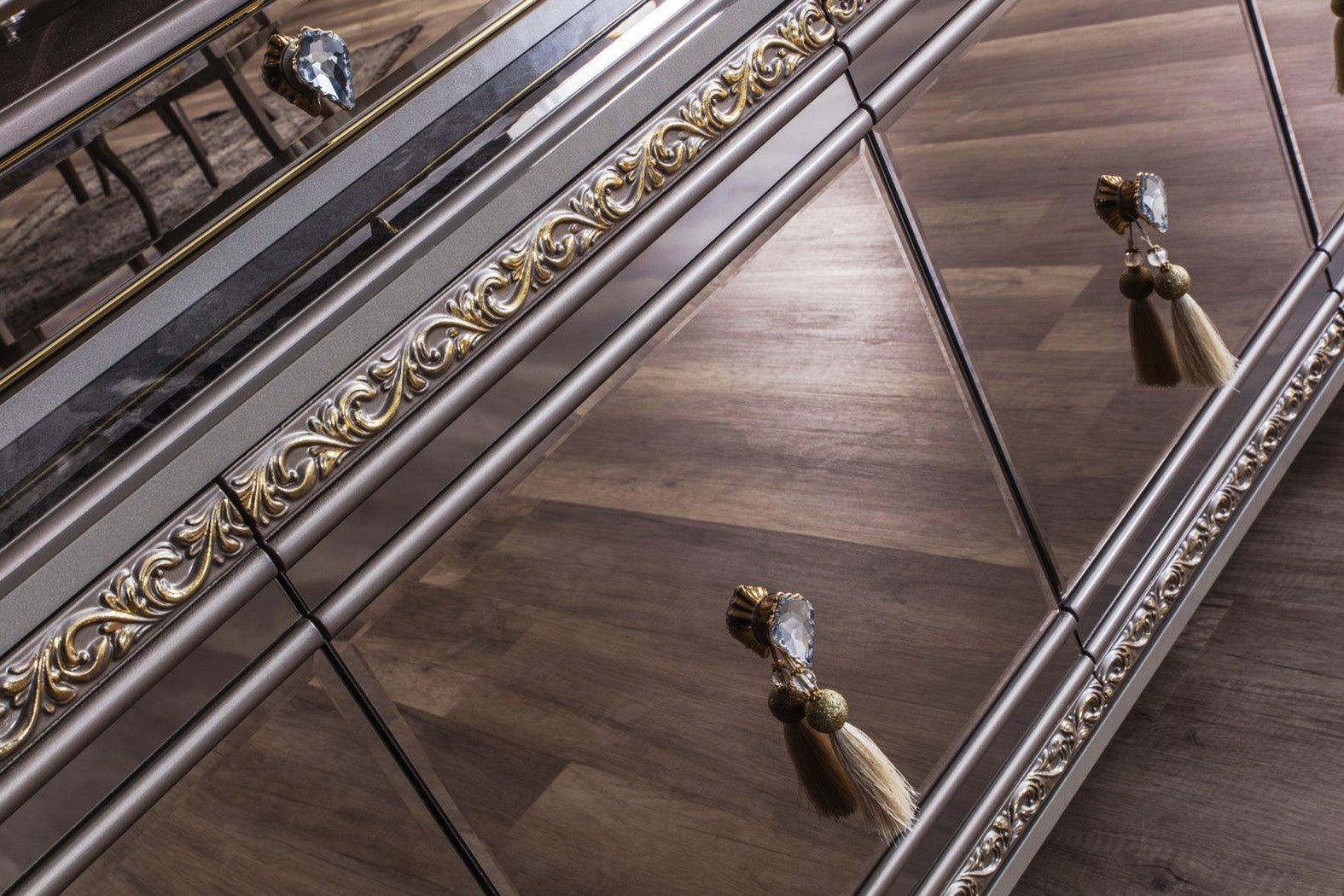 Safir Art Deco Dining Table Modern Mid Century - Quality Rugs and Furniture