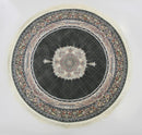 Timche 3184 Smoke Traditional Round Rug - Quality Rugs and Furniture