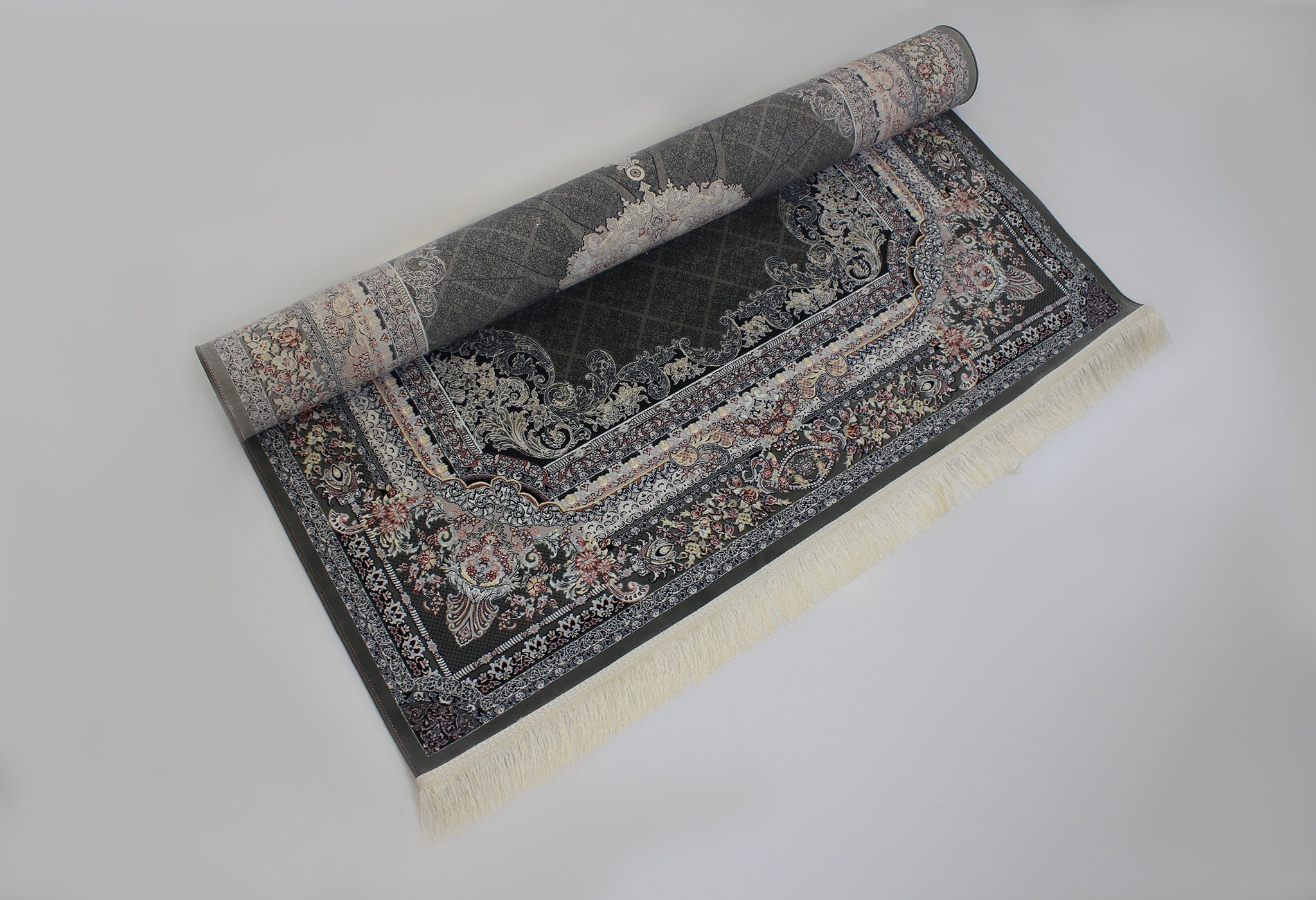 Timche 3184 Smoke Traditional Rug - Quality Rugs and Furniture