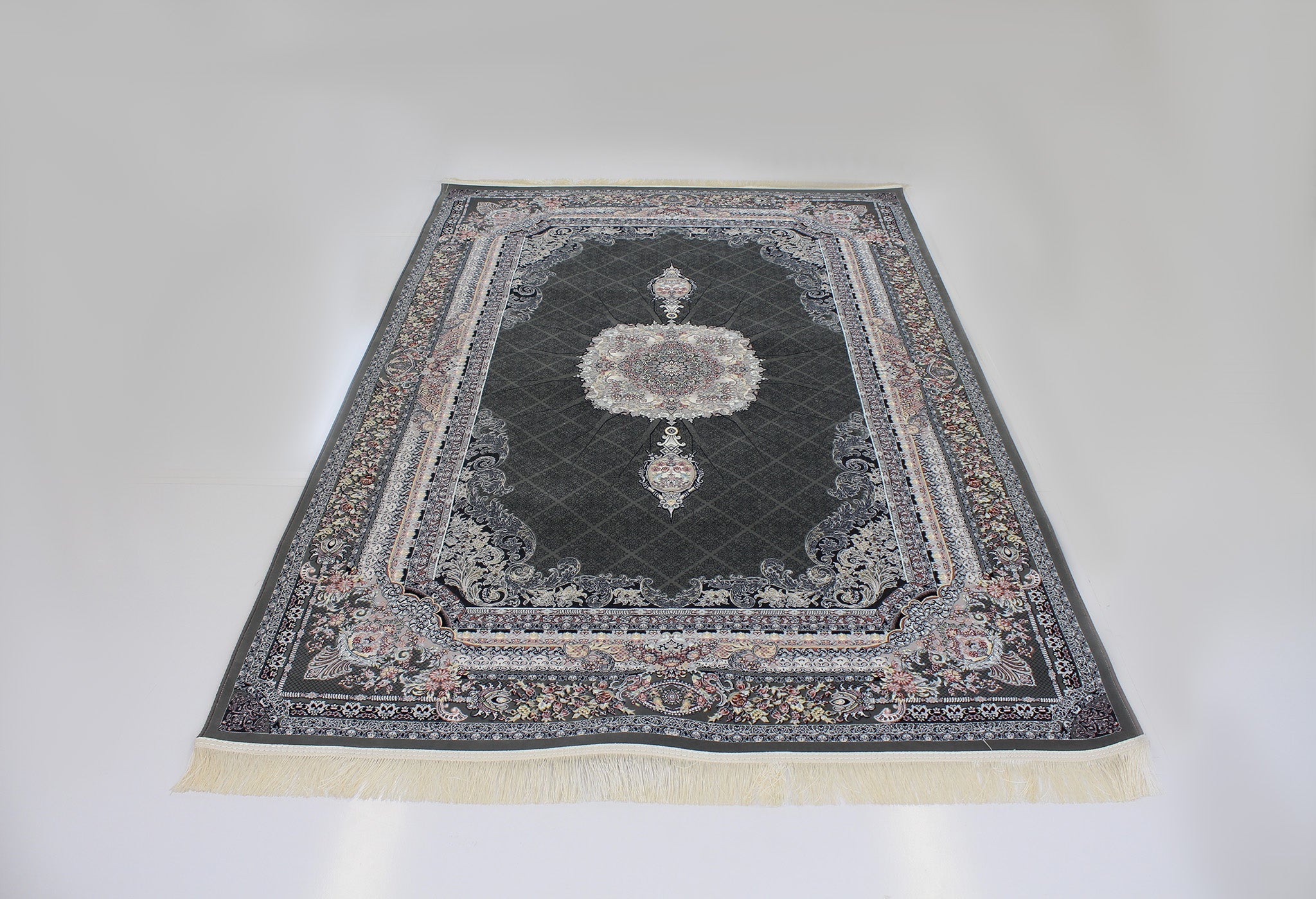 Timche 3184 Smoke Traditional Rug - Quality Rugs and Furniture