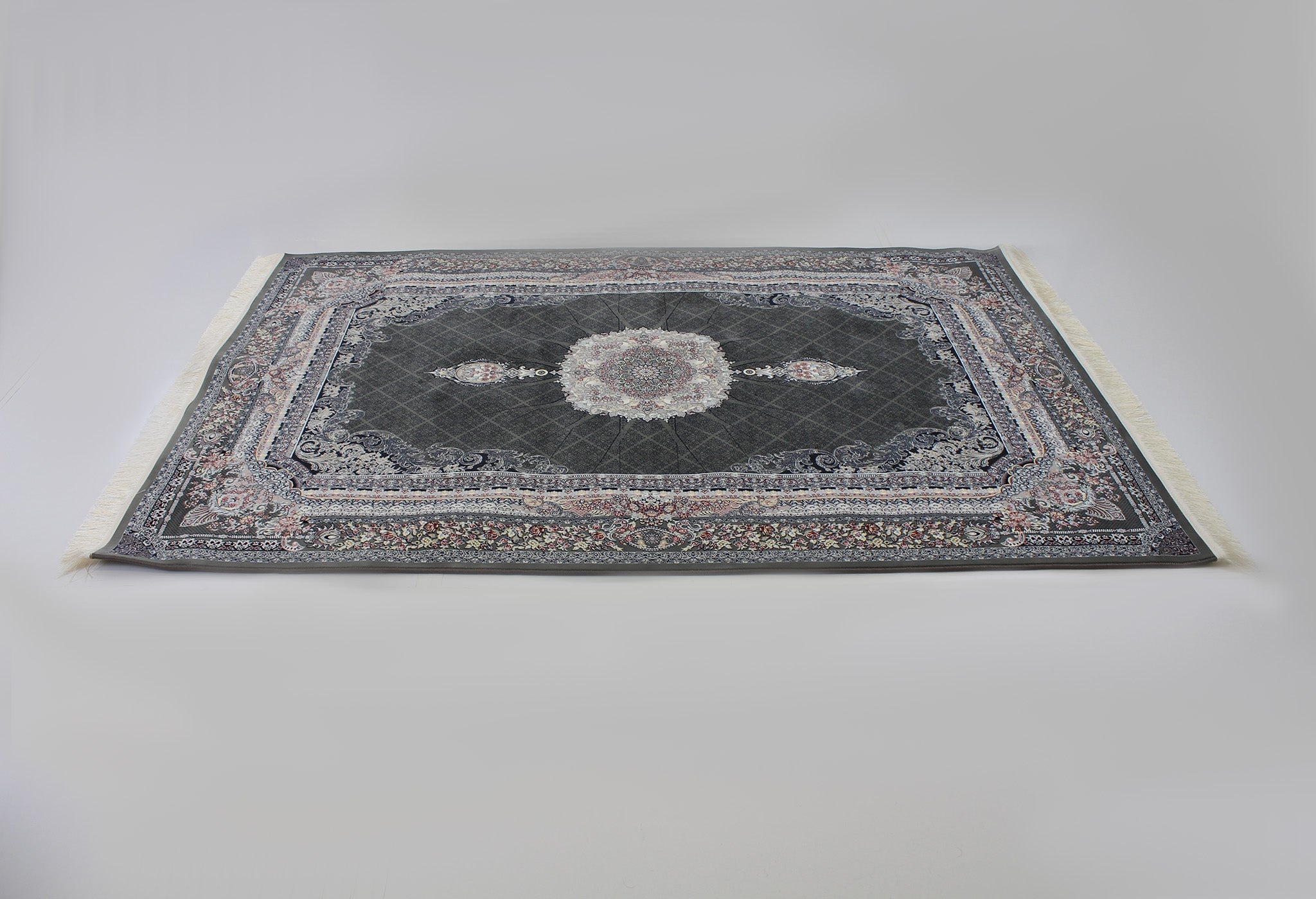 Timche 3184 Smoke Traditional Rug - Quality Rugs and Furniture