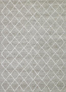 Tweed Diamond Weave Beige Handmade Wool Rug - Quality Rugs and Furniture