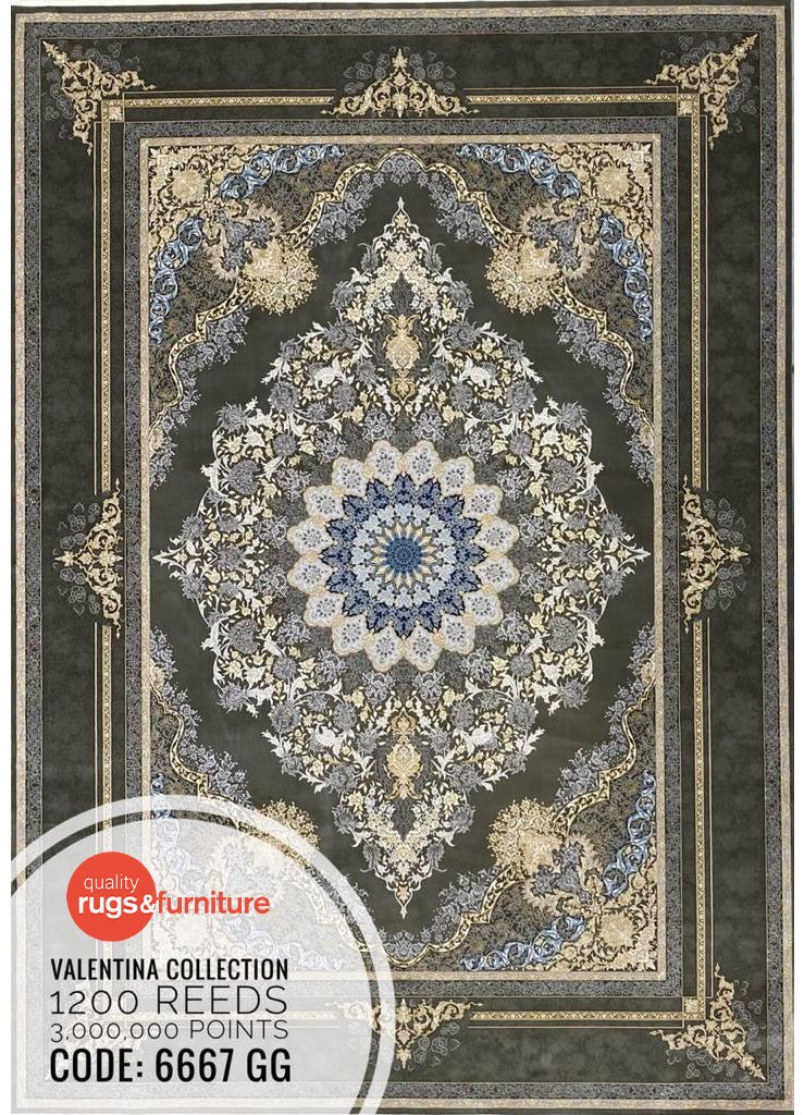 Valentina 6667 GG Persian Traditional Area Rug - Quality Rugs and Furniture