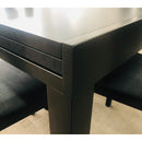 Walnut Extendable Dining Table Scratch Resistant Beech Veneer Solid Oak Les - Quality Rugs and Furniture