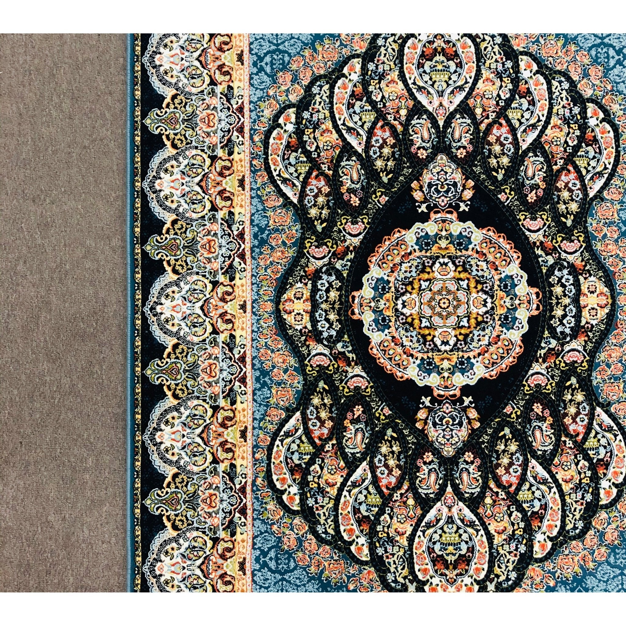 Zartosht 3780 Hallway Runner Dark Blue - Quality Rugs and Furniture