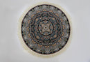 Zartosht 3780 Navy Round Persian Traditional Rug - Quality Rugs and Furniture