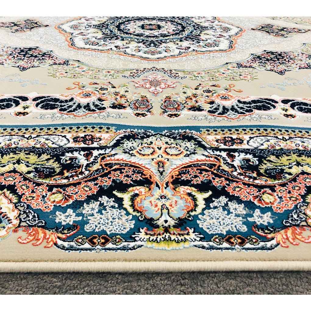 Zartosht 4730 Grey Persian Traditional Rug - Quality Rugs and Furniture