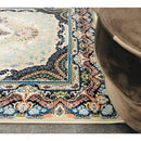 Zartosht 4730 Grey Round Persian Traditional Rug - Quality Rugs and Furniture