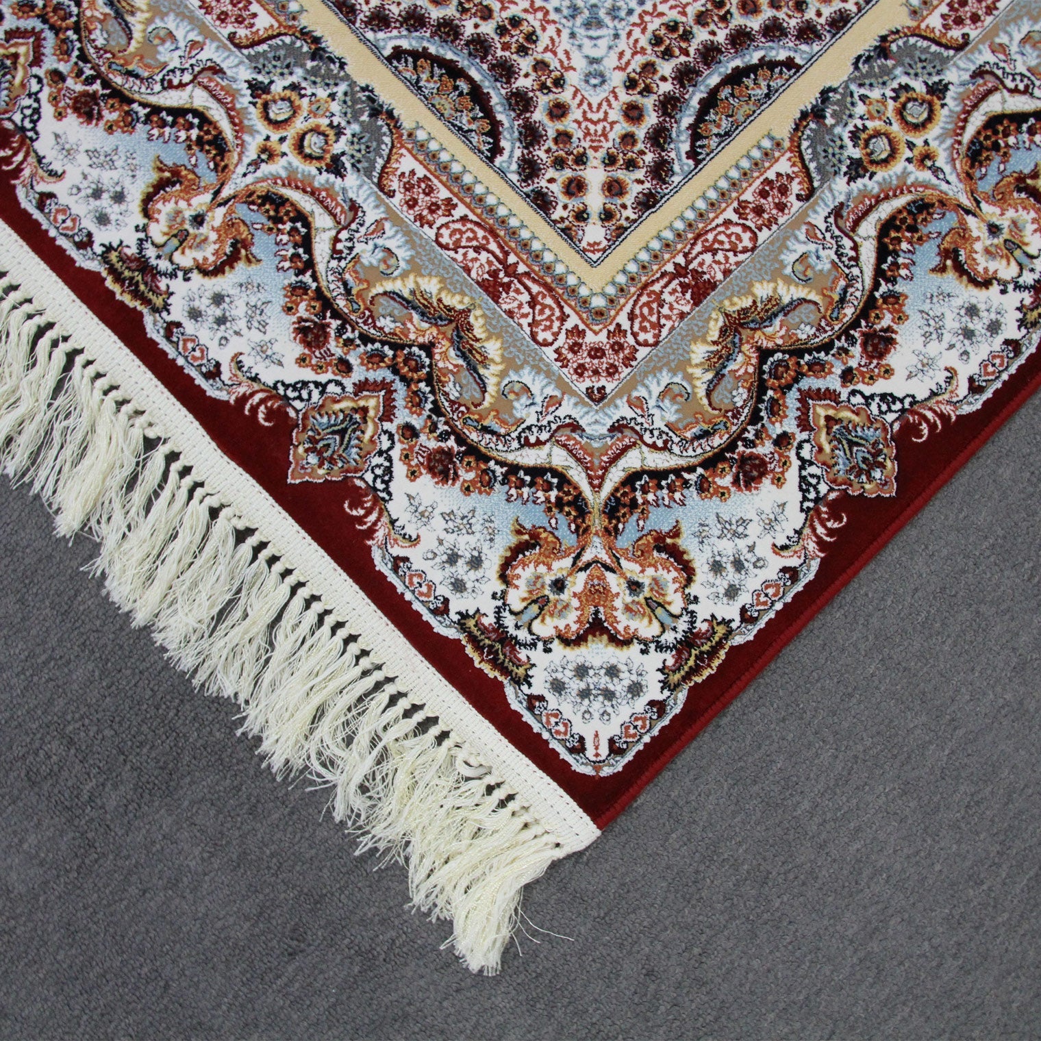 Zartosht 4730Ja Red Round Persian Traditional Rug - Quality Rugs and Furniture