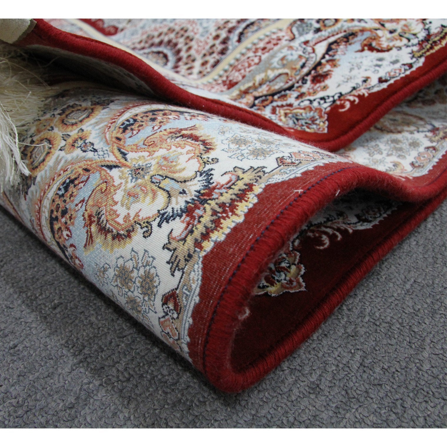 Zartosht 4730Ja Red Round Persian Traditional Rug - Quality Rugs and Furniture