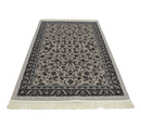 Zartosht 4819 Grey/ Black White Persian Traditional Rug - Quality Rugs and Furniture