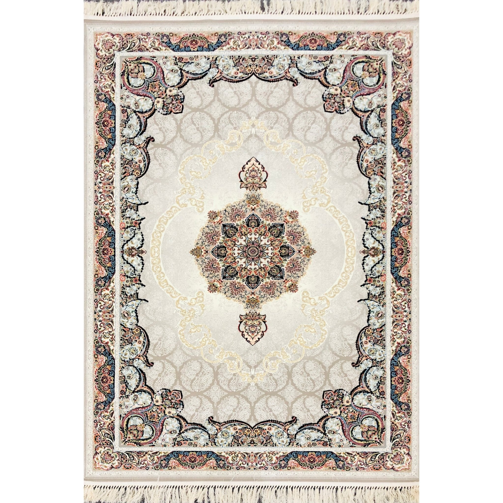 Zartosht 4920 Grey Persian Traditional Rug - Quality Rugs and Furniture