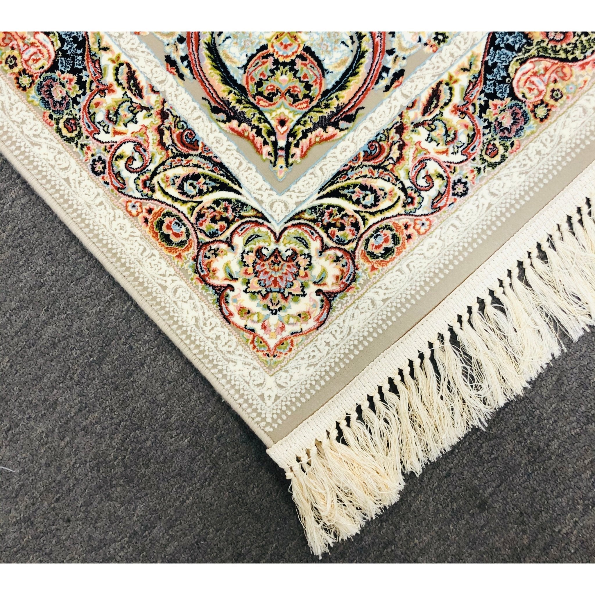 Zartosht 4920 Grey Persian Traditional Rug - Quality Rugs and Furniture