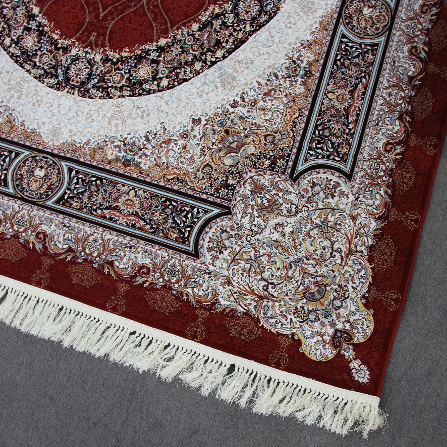 Zartosht 5060 Red Round Persian Traditional Rug - Quality Rugs and Furniture