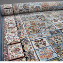 Zartosht 5111 Dark Blue Round Persian Traditional Rug - Quality Rugs and Furniture