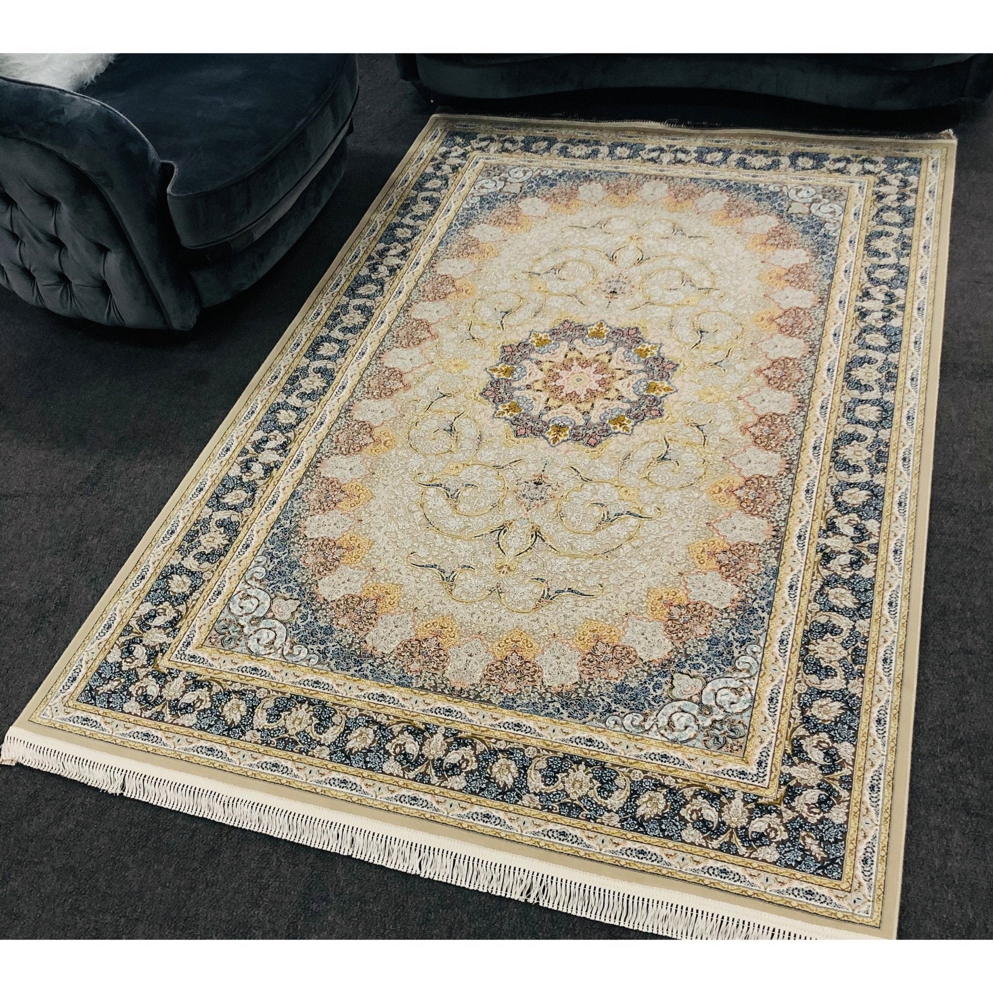 Zartosht 5252 Beige Persian Traditional Rug - Quality Rugs and Furniture