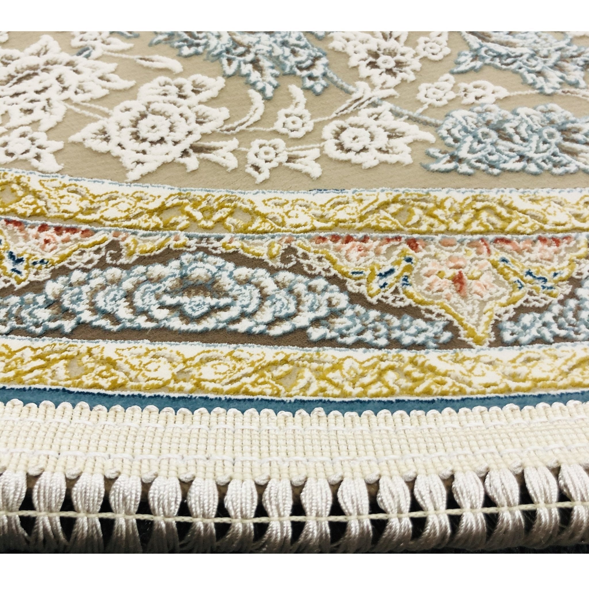 Zartosht 5252 Cream Persian Traditional Rug - Quality Rugs and Furniture