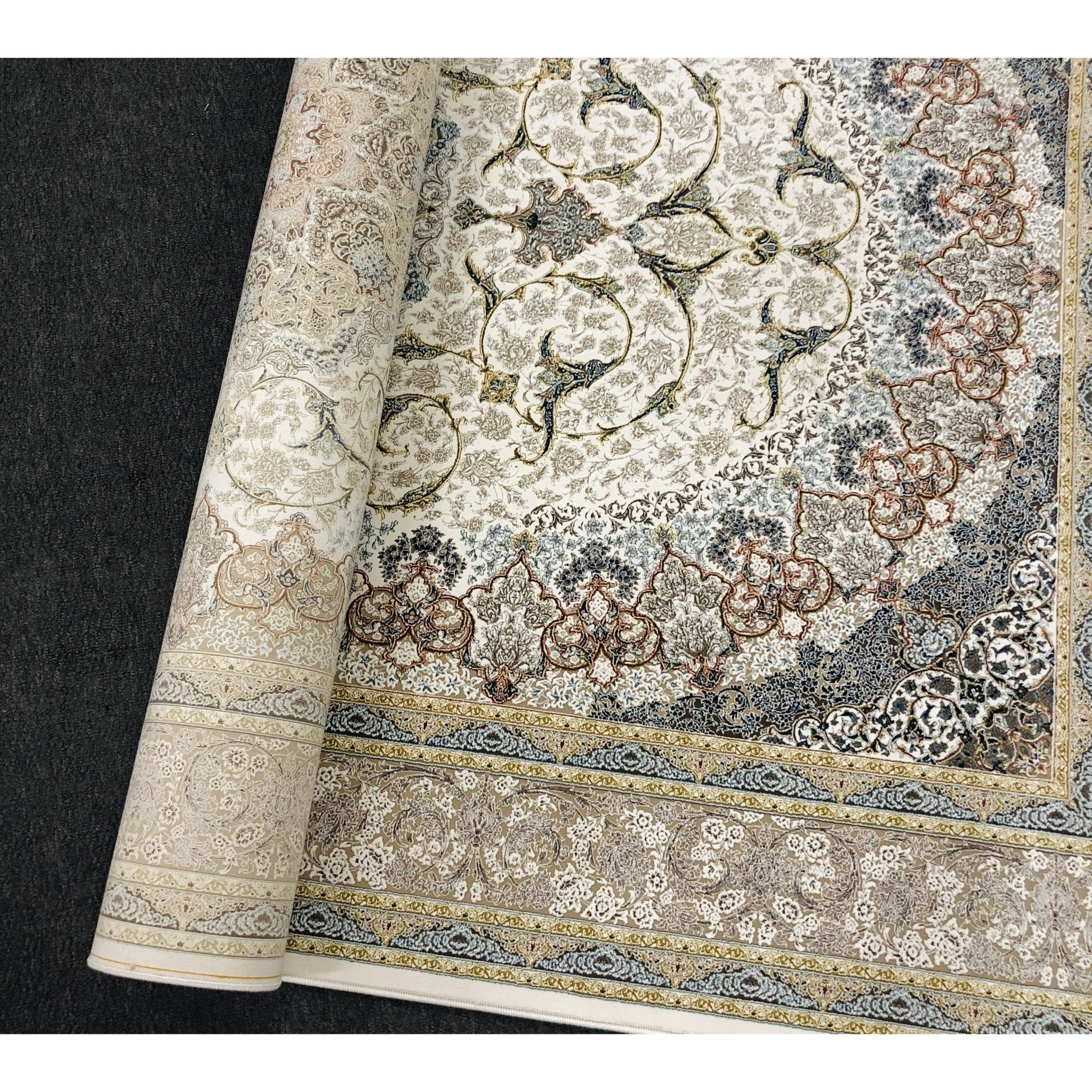 Zartosht 5252 Cream Persian Traditional Rug - Quality Rugs and Furniture