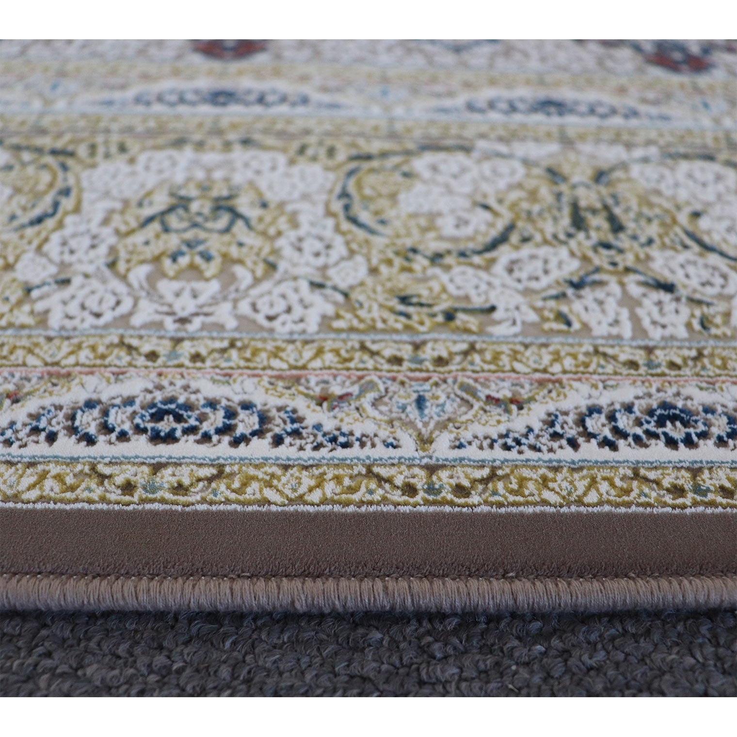 Zartosht 5252 Nescafe Round Persian Traditional Rug - Quality Rugs and Furniture
