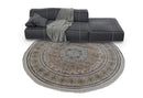 Zartosht 5300 Beige Round Persian Traditional Rug - Quality Rugs and Furniture