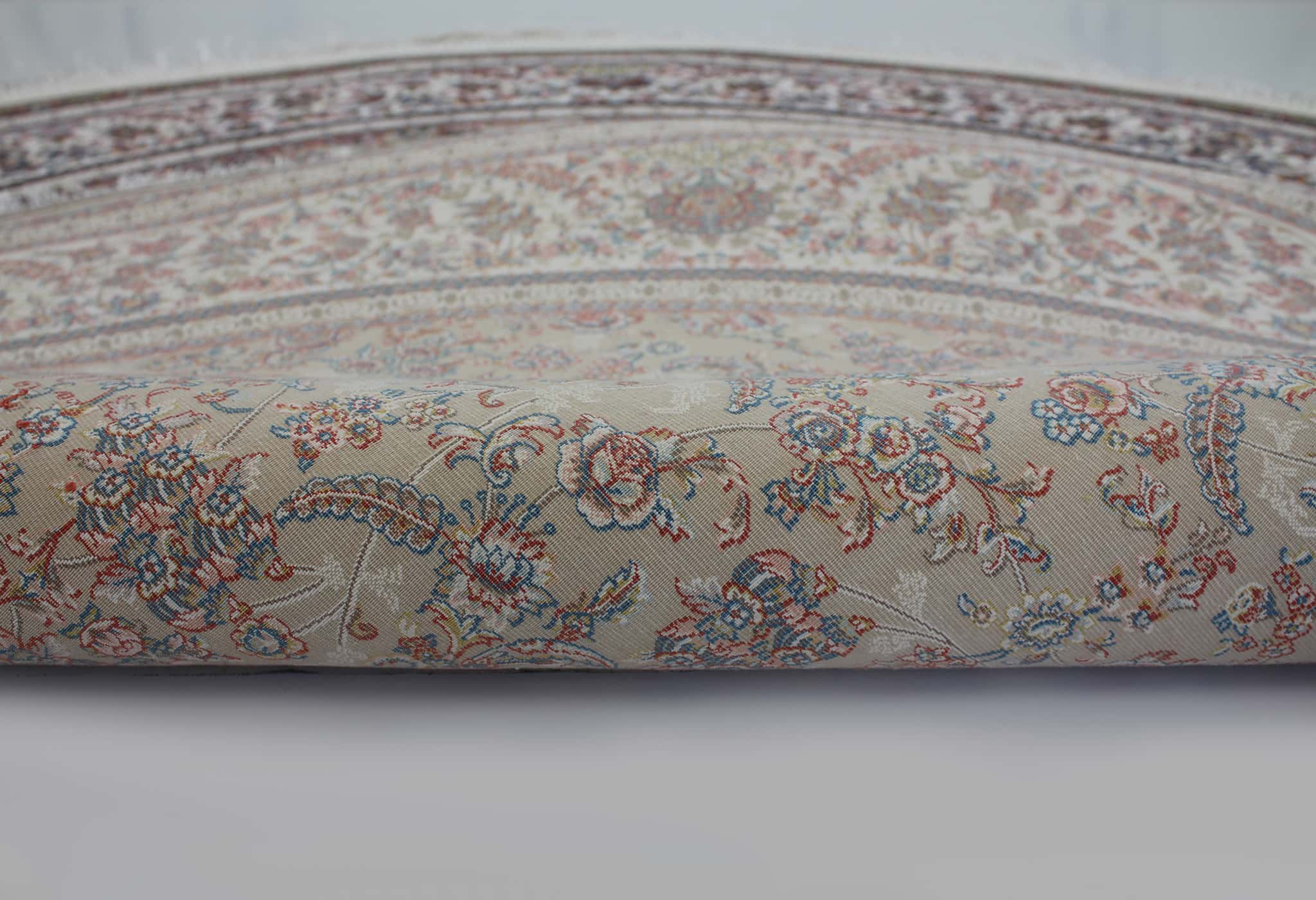 Zartosht 5330 Beige Round Persian Traditional Rug - Quality Rugs and Furniture
