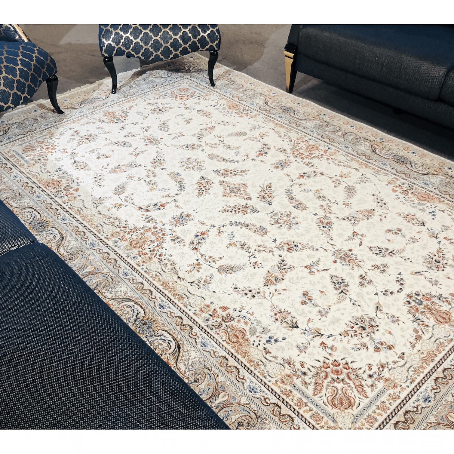 Zartosht 5333 Cream Persian Traditional Rug - Quality Rugs and Furniture