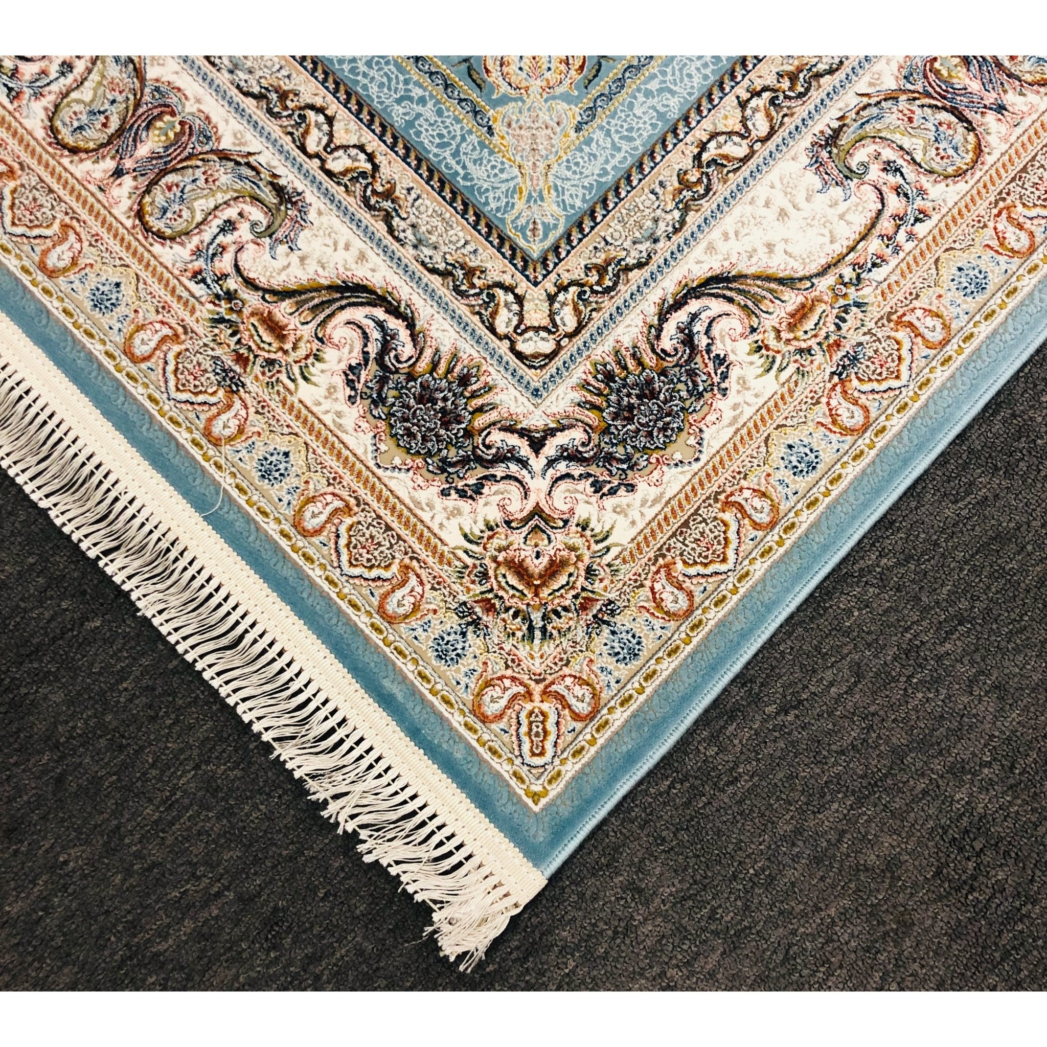 Zartosht 5333 Hallway Runner Blue Persian Traditional Rug - Quality Rugs and Furniture