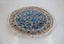 Zartosht 5333 Marin Blue Round Persian Traditional Rug - Quality Rugs and Furniture