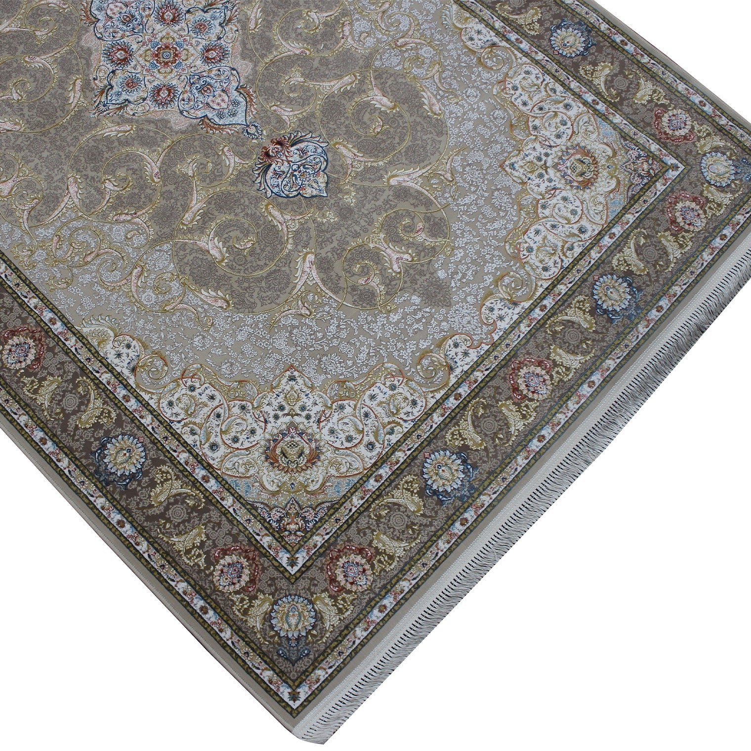 Zartosht 5577 Beige Round Persian Traditional Rug - Quality Rugs and Furniture