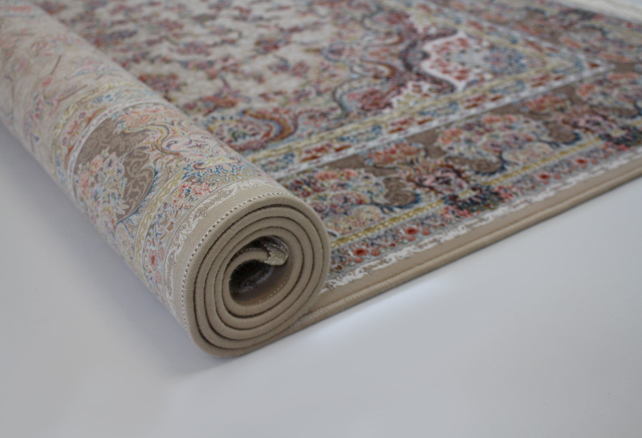 Zartosht 5858 Hallway Runner Beige Persian Traditional Rug - Quality Rugs and Furniture