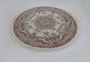 Zartosht 6090 Cream Round Persian Traditional Rug - Quality Rugs and Furniture