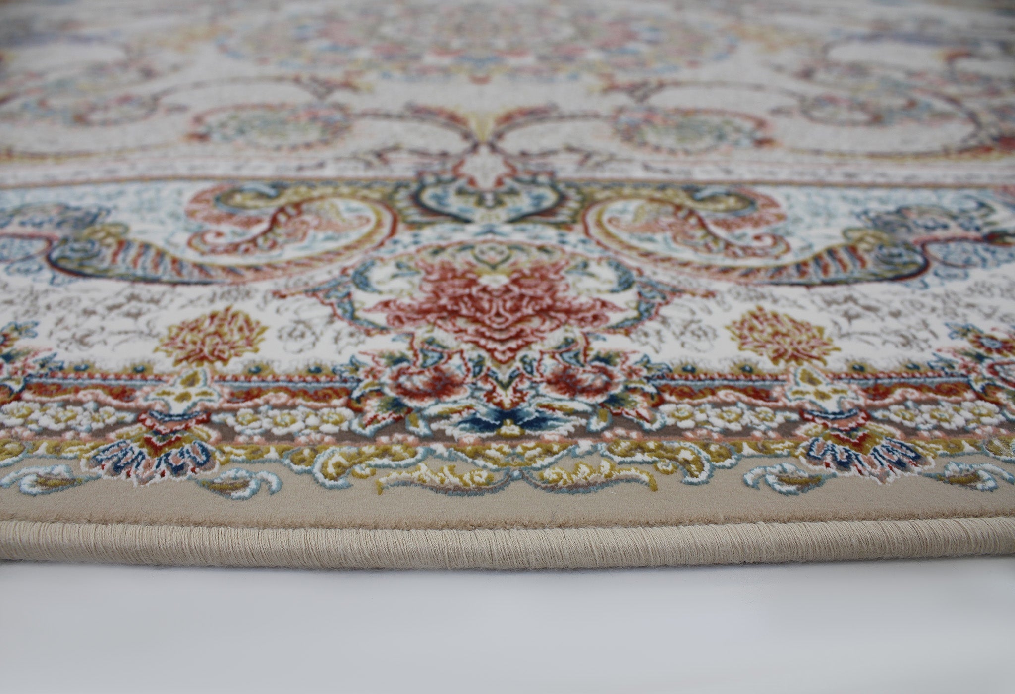 Zartosht 6090 Hallway Runner Beige Persian Traditional Rug - Quality Rugs and Furniture