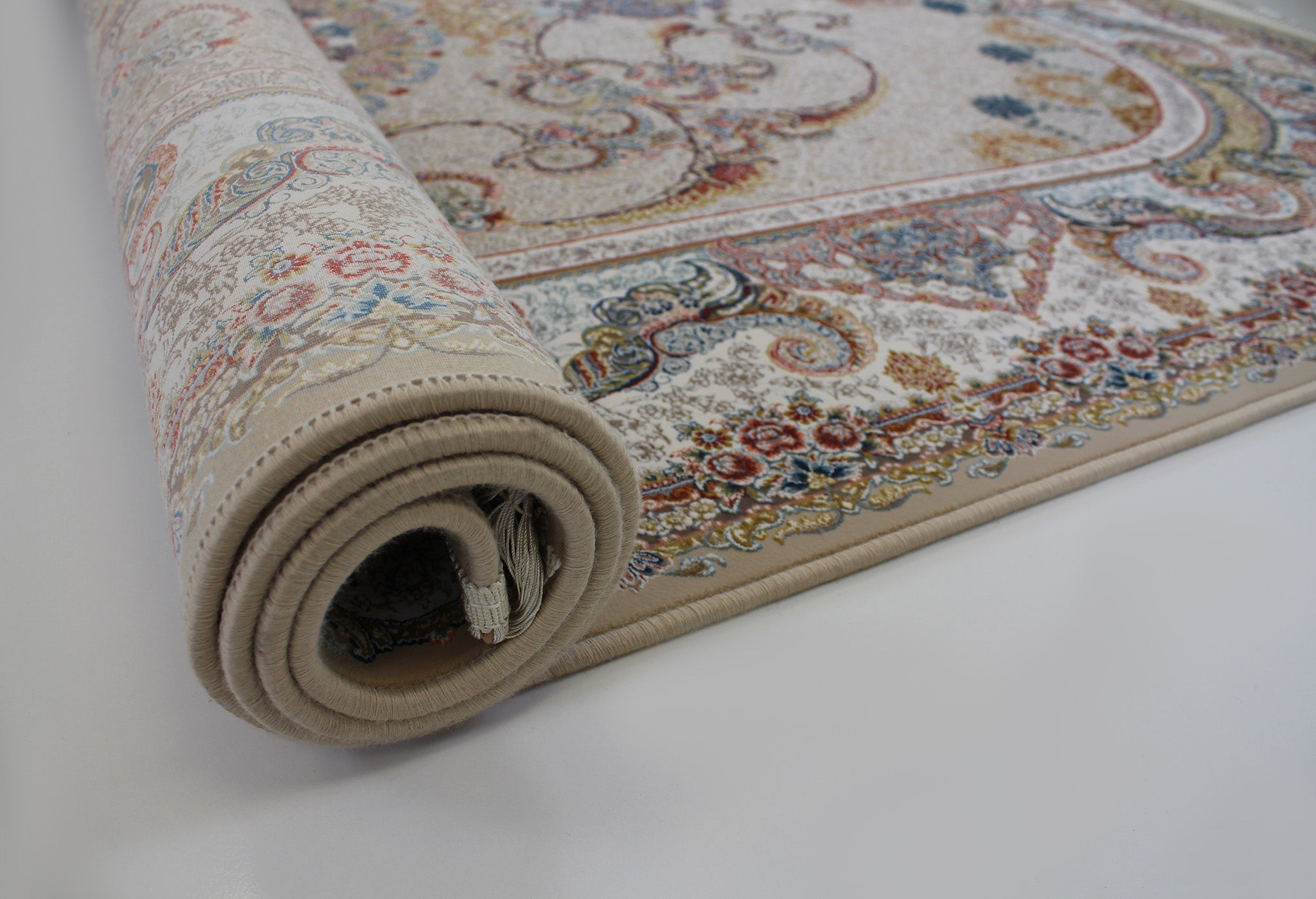 Zartosht 6090 Hallway Runner Beige Persian Traditional Rug - Quality Rugs and Furniture