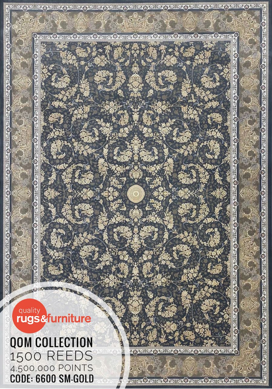 Zartosht 6600 SM Gold Persian Traditional Rug - Quality Rugs and Furniture