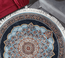 Zomorod 25036 Blue Round Traditional Rug - Quality Rugs and Furniture