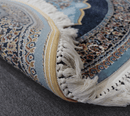 Zomorod 25036 Blue Round Traditional Rug - Quality Rugs and Furniture