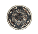 Zomorod 25038 Grey Round Traditional Rug - Quality Rugs and Furniture